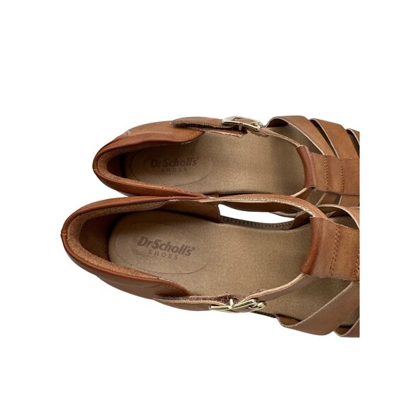 Dr. Scholl’s 10 Women’s Brown Strappy Slip On Sandals Brown - Picture 11 of 11